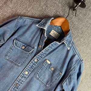 Vintage Polo Ralph Lauren Denim Shirt (Youth 16, fits Women's Small)